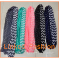 2014 Fashion chevron anchor scarf /infinity scarf /polyester scarf shawl